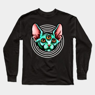 Three eyed Sphinx Cat Long Sleeve T-Shirt